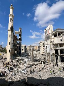 LIBANO-SIDON-ISRAEL-ATAQUE AEREO-SECUELAS