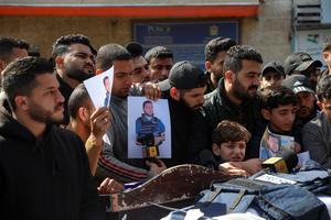 MEDIO ORIENTE-GAZA-PERIODISTA-FUNERAL