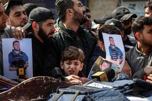 MEDIO ORIENTE-GAZA-PERIODISTA-FUNERAL
