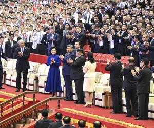 RPDC-PYONGYANG-CHINA-XI JINPING-PENG LIYUAN-PRESENTACION ARTISTICA