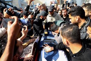 MEDIO ORIENTE-GAZA-PERIODISTA-FUNERAL