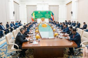 CAMBOYA-PHNOM PENH-PRESIDENTE DE MYANMAR-VISITA DE ESTADO