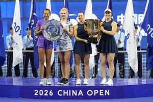 CHINA-BEIJING-TENIS-ABIERTO DE CHINA-DOBLES FEMENINOS-FINAL