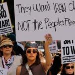 EEUU-ATAQUES-IRAN-PROTESTA