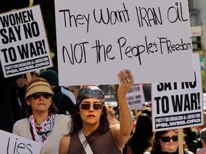 EEUU-ATAQUES-IRAN-PROTESTA