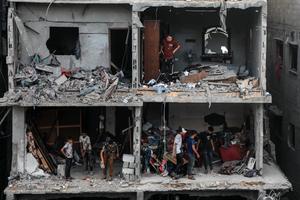MEDIO ORIENTE-CIUDAD DE GAZA-ATAQUE AEREO