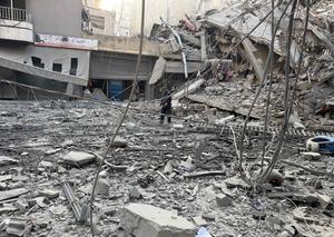 LIBANO-BEIRUT-ATAQUES ISRAELIES-DESTRUCCION