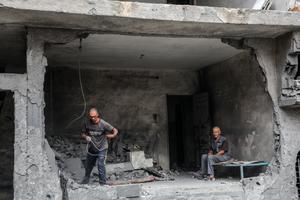 MEDIO ORIENTE-CIUDAD DE GAZA-ATAQUE AEREO