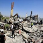 LIBANO-SAKSAKIYEH-ATAQUE AEREO ISRAELI-SECUELAS