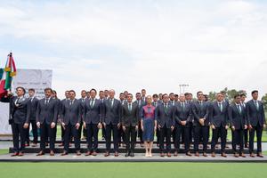 MEXICO-CIUDAD DE MEXICO-COPA MUNDIAL DE LA FIFA 2026-CEREMONIA DE ABANDERAMIENTO