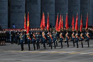 KIRGUISTAN-BISHKEK-DESFILE MILITAR