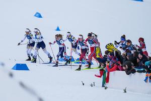ITALIA-TESERO-JUEGOS OLIMPICOS DE INVIERNO-ESQUI DE FONDO-ESQUIATLON 10 KM + 10 KM FEMENINO