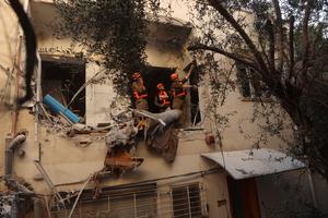 ISRAEL-TEL AVIV-ATAQUE IRANI CON MISILES