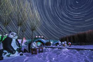 CHINA-HEILONGJIANG-YABULI-CIELO ESTRELLADO
