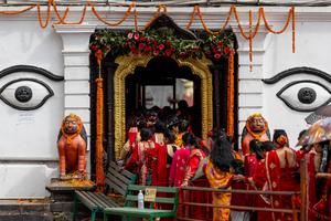 NEPAL-KATMANDU-FETIVAL TEEJ