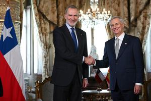 CHILE-SANTIAGO-KAST-ESPAÑA-AUDIENCIA