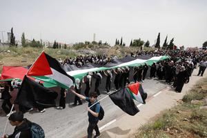 MEDIO ORIENTE-CISJORDANIA-RAMALLAH-MANIFESTACION-NAKBA