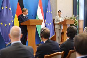 HUNGRIA-BUDAPEST-MINISTRO DE RELACIONES EXTERIORES ALEMAN-VISITA