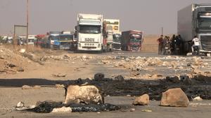 SIRIA-HASAKA-PRECIO DEL COMBUSTIBLE-PROTESTA