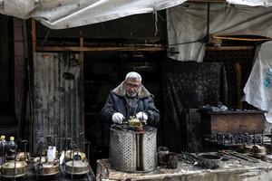 MEDIO ORIENTE-GAZA-CAMPAMENTO DE REFUGIADOS AL-SHATI-REPARACIONES
