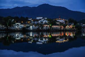 CHINA-ANHUI-ALDEA DE HONGCUN-TURISMO