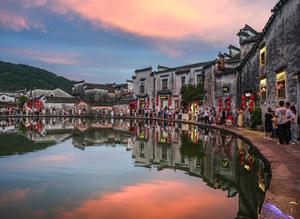 CHINA-ANHUI-ALDEA DE HONGCUN-TURISMO