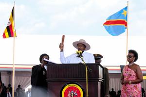 UGANDA-KAMPALA-MUSEVENI-CEREMONIA DE INVESTIDURA