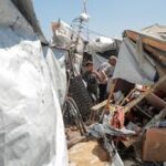 MEDIO ORIENTE-CIUDAD DE GAZA-ATAQUE CON DRON