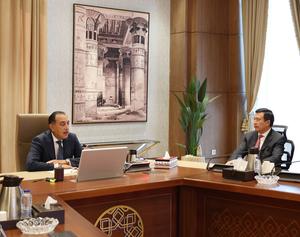 EGIPTO-CAIRO-PRIMER MINISTRO-XINHUA-FU HUA-REUNION