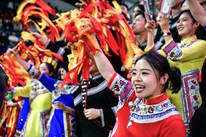 CHINA-GUIZHOU-TAIJIANG-COMPETENCIA DE BALONCESTO RURAL-ESTILO DE VIDA