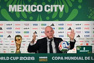 MEXICO-CIUDAD DE MEXICO-FUTBOL-COPA MUNDIAL DE LA FIFA 2026-CONFERENCIA DE PRENSA