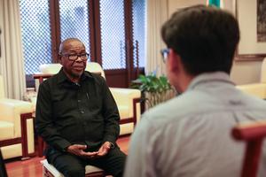 SUDAFRICA-PRETORIA-COOPERACION EN CIENCIA Y TECNOLOGIA CON CHINA-MINISTRO-ENTREVISTA