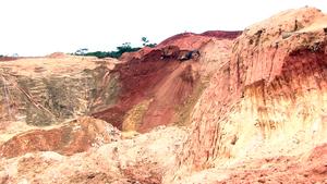 REPUBLICA CENTROAFRICANA-ZAMBOYE-MINA DE ORO-DERRUMBE