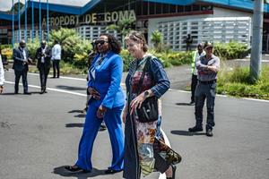 REPUBLICA DEMOCRATICA DEL CONGO-GOMA-JEFA DE LA MONUSCO-LLEGADA