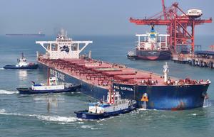 CHINA-HEBEI-PUERTO DE TANGSHAN-RENDIMIENTO DE CARGA