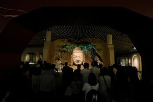 CHINA-SICHUAN-GUANGHAN-MUSEO DE SANXINGDUI-EXPOSICION DE GRUTAS DE YINGANG