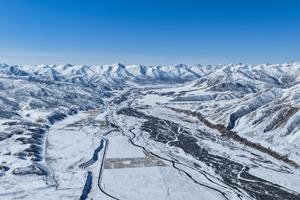 CHINA-QINGHAI-GOLOG-PAISAJE NEVADO