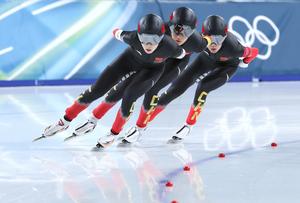 ITALIA-MILAN-JUEGOS OLIMPICOS DE INVIERNO-PATINAJE DE VELOCIDAD-PERSECUCION POR EQUIPOS FEMENINO-CUARTOS DE FINAL