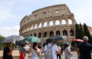 ITALIA-ROMA-OLA DE CALOR