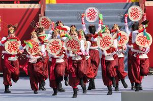 CHINA-HEBEI-SHIJIAZHUANG-CONCURSO DE TAMBORES