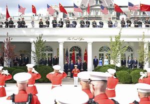 EEUU-CHINA-XI JINPING-VISITA DE ESTADO-TRUMP-CEREMONIA DE BIENVENIDA