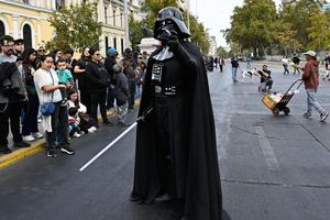 CHILE-SANTIAGO-DESFILE DE LAS GALAXIAS