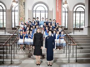 EEUU-CHINA-PENG LIYUAN-MELANIA TRUMP-MUSEO NACIONAL DE ARTE ASIATICO-VISITA