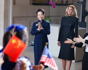 EEUU-CHINA-PENG LIYUAN-MELANIA TRUMP-MUSEO NACIONAL DE ARTE ASIATICO-VISITA