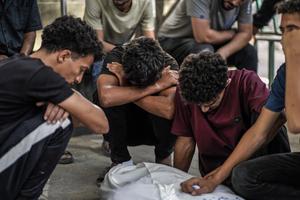 MEDIO ORIENTE-CIUDAD DE GAZA-VICTIMAS-DUELO