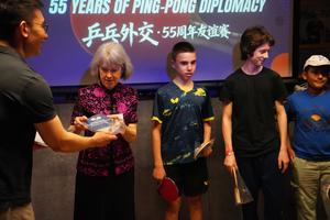 EEUU-NUEVA YORK-DIPLOMACIA DEL PING-PONG-55 ANIVERSARIO-EVENTO