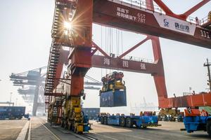 CHINA-HEBEI-TANGSHAN-PUERTO-RENDIMIENTO DE CARGA