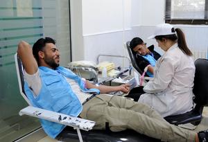SIRIA-DAMASCO-DIA MUNDIAL DEL DONANTE DE SANGRE-DONANTES