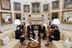 EEUU-CHINA-XI JINPING-VISITA DE ESTADO-TRUMP-CEREMONIA DE BIENVENIDA