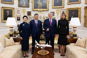 EEUU-CHINA-XI JINPING-VISITA DE ESTADO-TRUMP-CEREMONIA DE BIENVENIDA
